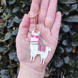 Llama Alpaca Keychain